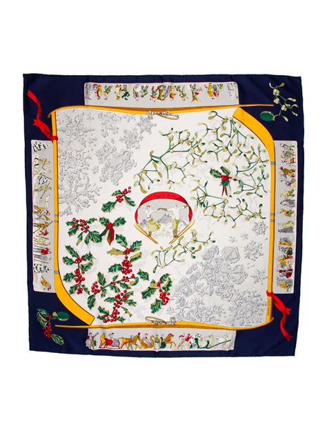 Hermes Neige D Antan Scarf 